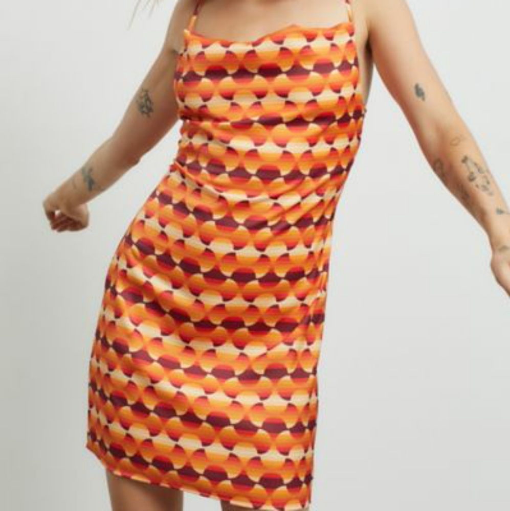 Cowl Neck Slip Dress SMALL